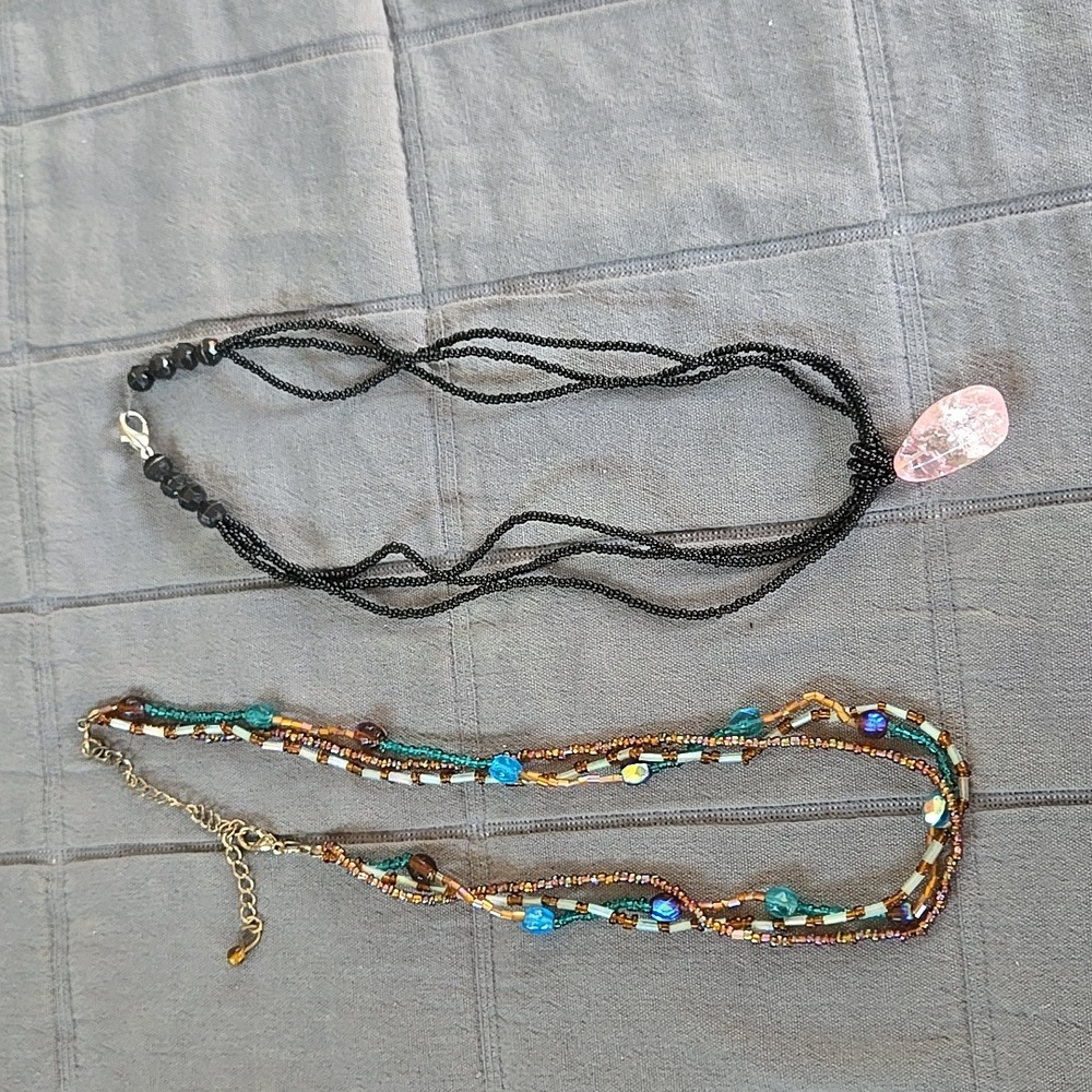 Beaded necklaces